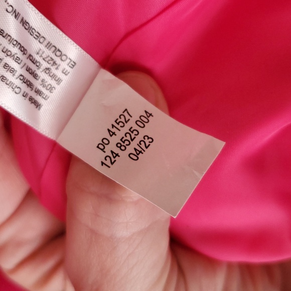 Eloquii Sharp Shoulder Long Sleeve Blazer Dress In Pink Size 16 NWT'S - Picture 13 of 13